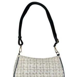 Elegant White and Black Women's Bag